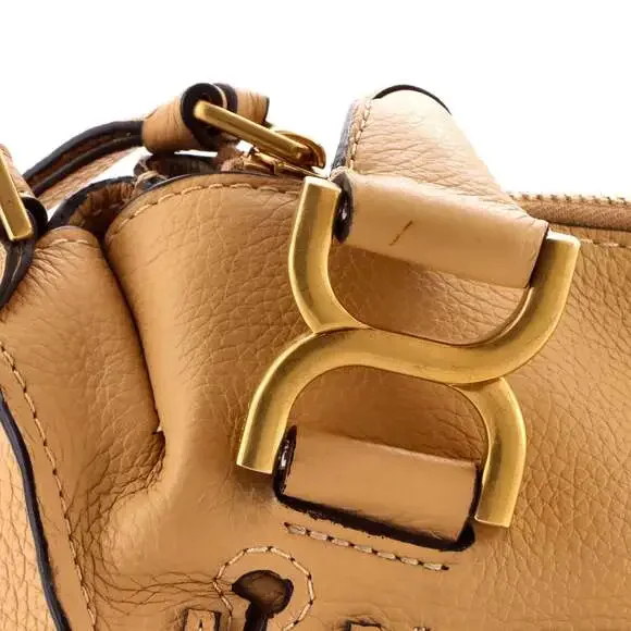 Chloe Marcie Satchel Leather Medium #241163C14B - Picture 6 of 7